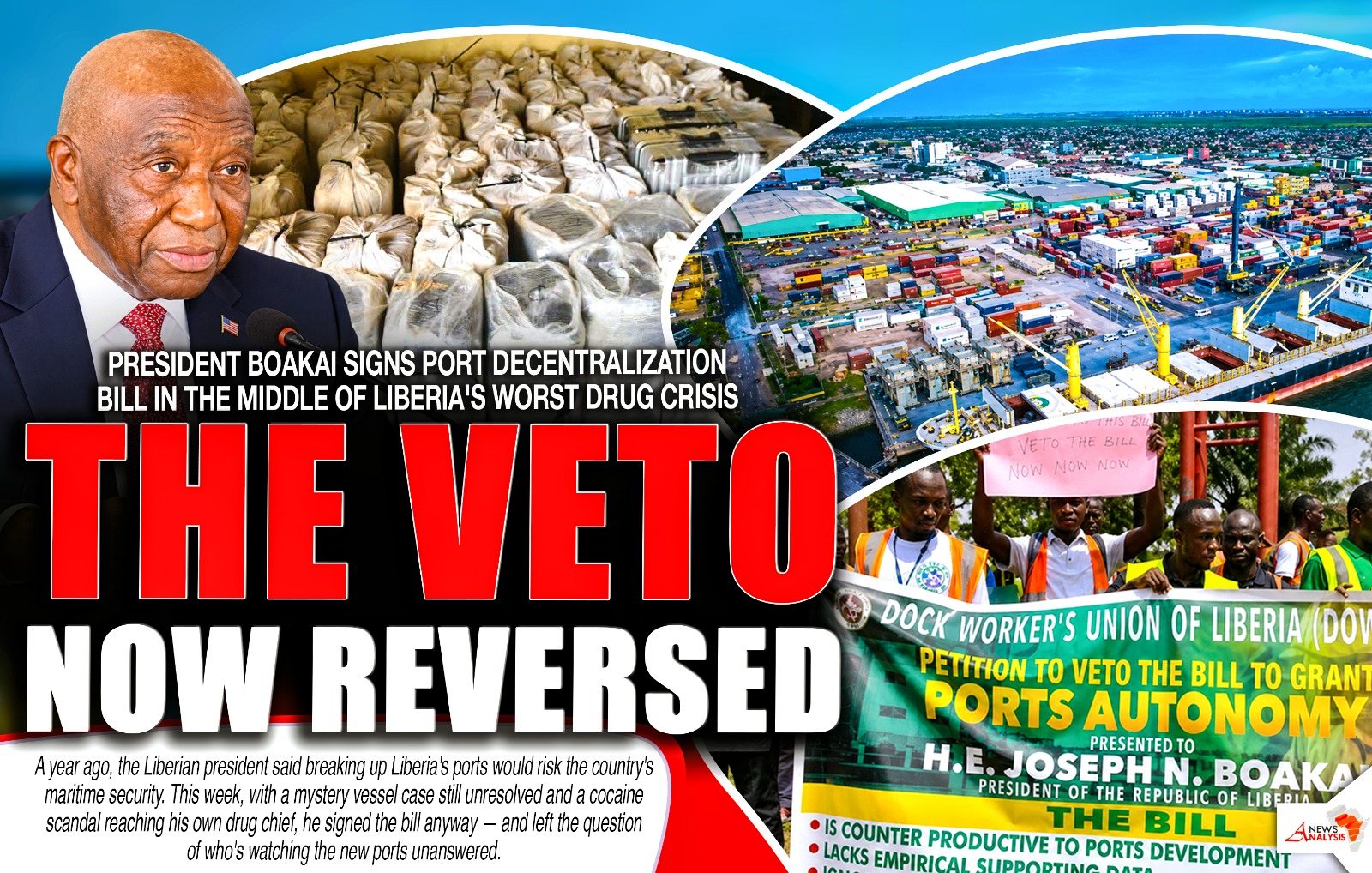 President Boakai signs the port decentralization bill into law (FrontPageAfrica)